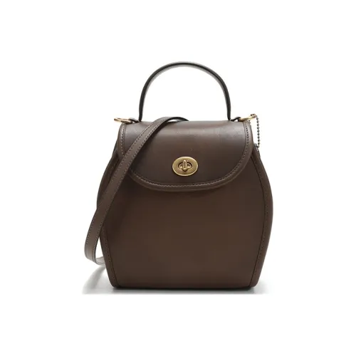 COACH Turnlock Curved Top Handle Handbags
