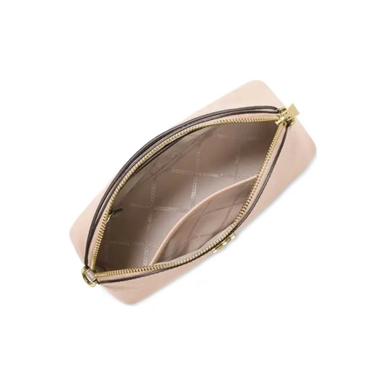 MICHAEL KORS Mott Leather Dome Bag Shoulder Bag Crossbody Bag Large Size Women's Soft Pink-1