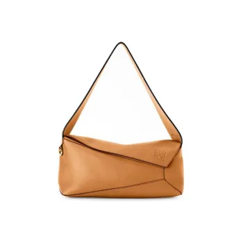 LOEWE Puzzle Hobo Bag In Nappa Calfskin Warm Desert