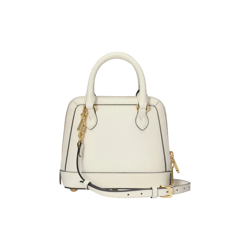 GUCCI Horsebit 1955 Leather Handbag Mini Women's White-3