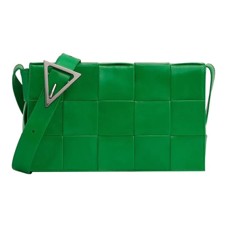 Bottega Veneta Cassette Intreccio Crossbody Bag Parakeet-0