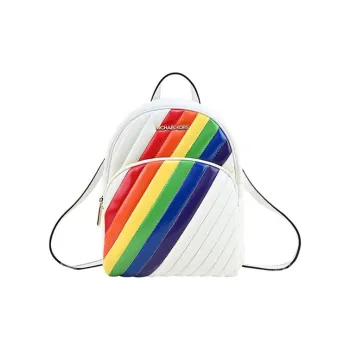 MICHAEL KORS MICHAEL KORS Handbag Collection Abbey Leather Backpack Medium Size Women's Rainbow