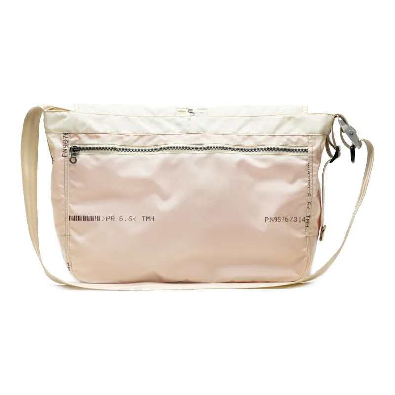 The MAD HATcher Polyamide Messenger Bag, Shoulder Bag, Crossbody Bag Unisex White-2