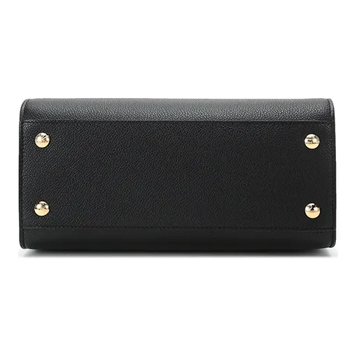 Burberry Cow Leather Handbag, Portable Crossbody Bag, Shoulder Bag Mini Women's Black-4