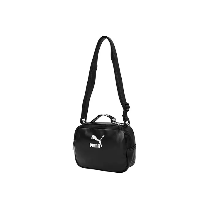 PUMA Artificial Leather Handbags Shoulder Bag Crossbody Bag Regular Unisex Black-1