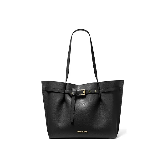 MICHAEL KORS Emilia Large Pebbled Leather Tote Bag-0