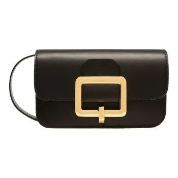 BALLY Cow Leather Crossbody Bag, Clutch, Fanny Pack Regular Women's Black