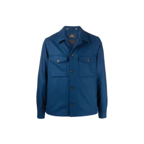 PS By Paul Smith Jackets Men Blue