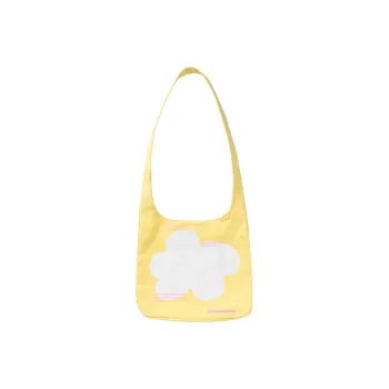 ROARINGWILD Twill Shoulder Bag, Crossbody Bag Unisex Light Yellow