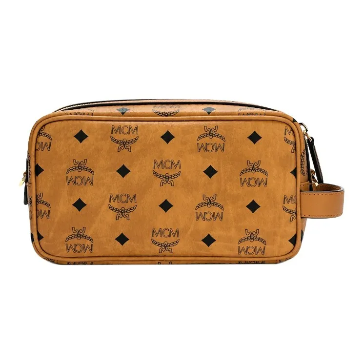 MCM Original Visetos Leather Toiletry Bag Small Square Bag, Crossbody Bag, Shoulder Bag Regular Men's-2