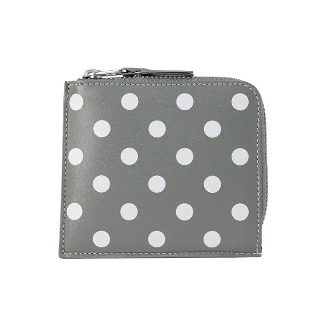 Comme Des Garcons Wallet Polka Dots Red-0