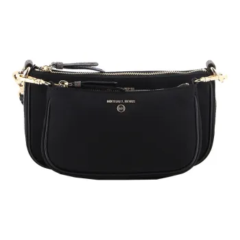 MICHAEL KORS Jet Set Zip Closure 3 in 1 Shoulder Bag Crossbody Bag Women's Black