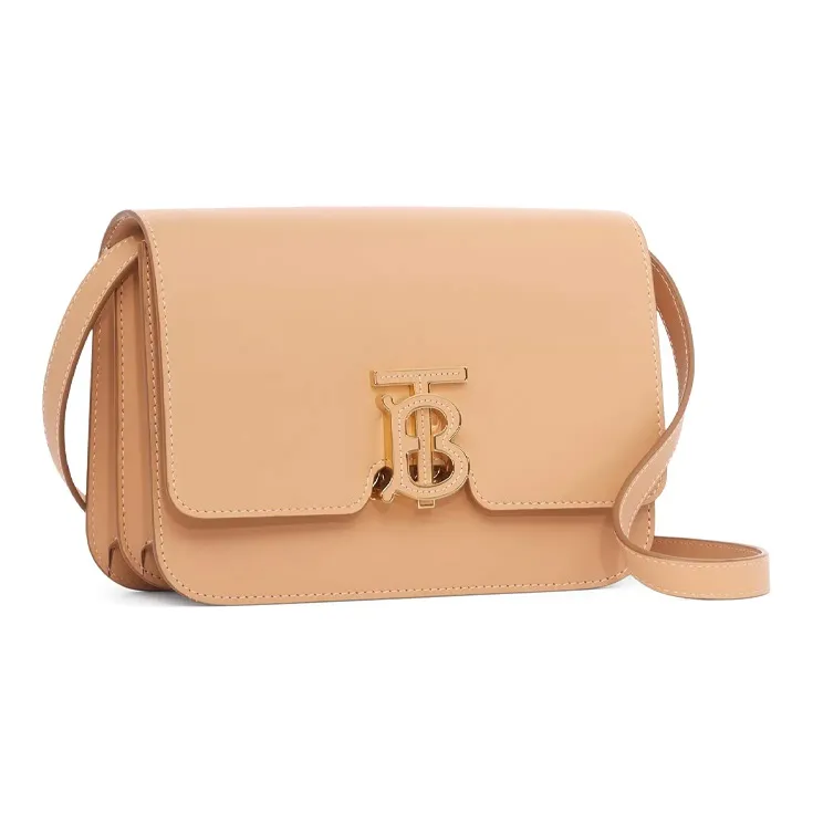 Burberry Cow Leather Lock Bag, Shoulder Bag, Crossbody Bag Trumpets Women's Warm Sand-2