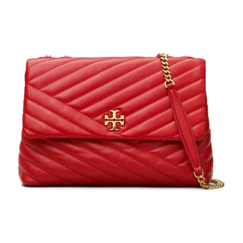 TORY BURCH Kira Sheepskin Crossbody Bag, Shoulder Bag Women's True Red