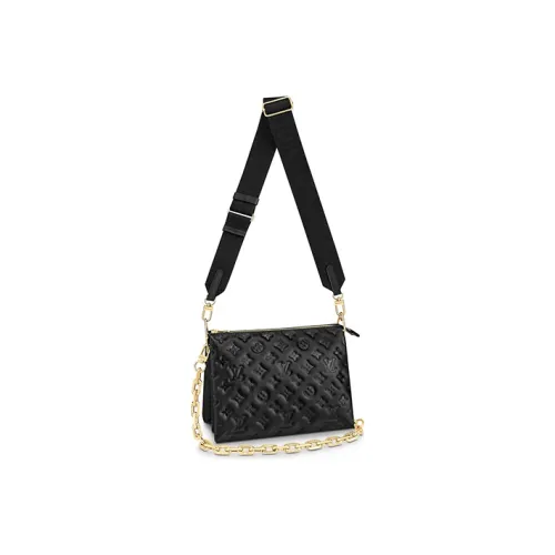 LOUIS VUITTON Coussin PM Shoulder Bag Black