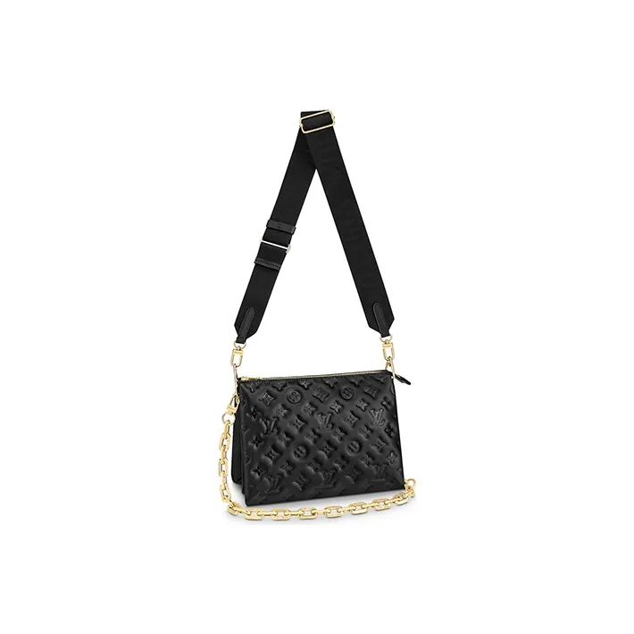 LOUIS VUITTON Coussin PM Shoulder Bag Black-0