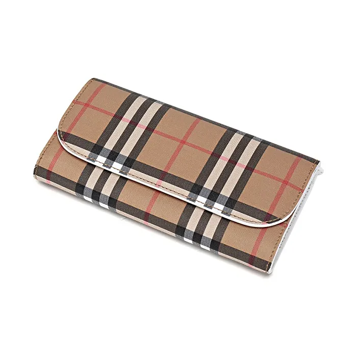 Burberry Vintage Check Wallet 'Tan'-4
