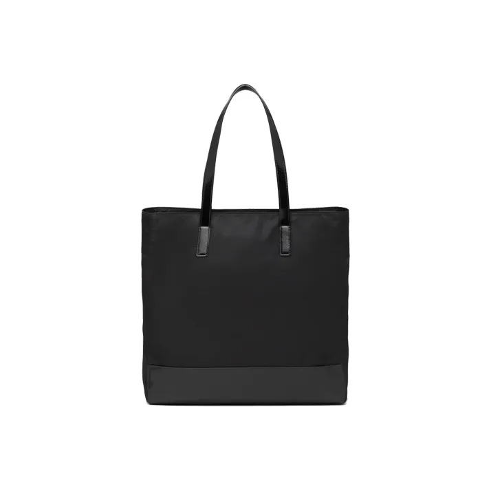 PRADA Re-Nylon Recycled Nylon Leather Tote Bag Shopping Bag Shoulder Bags Handbags Unisex Black-1