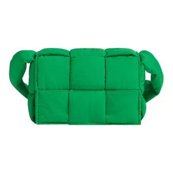 Bottega Veneta CASSETTE Pillow Bag Polyamide Shoulder Bag Crossbody Bag Mini Women's Green