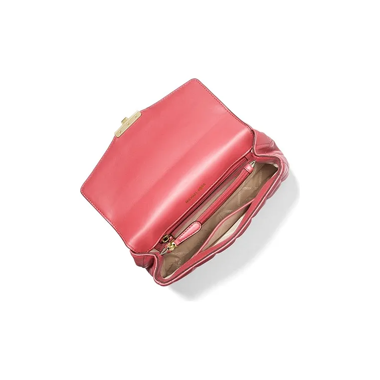 MICHAEL KORS Soho Sheepskin Crossbody Bag, Shoulder Bag Tubas Women's Pink-2