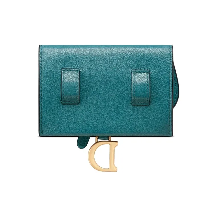 DIOR Sheepskin Handheld Crossbody Bag, Shoulder Bag Women's Deep Sea Blue-2