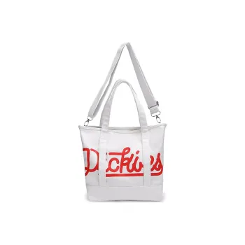 Dickies Canvas Shoulder Bag Regular Unisex White Red