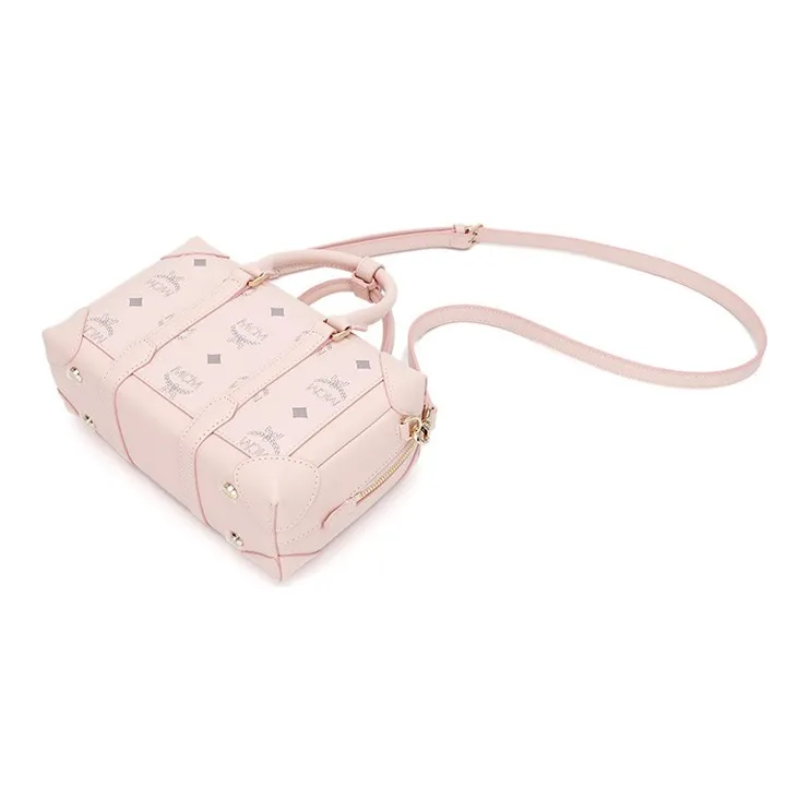 MCM Soft Berlin Visetos Handbags-5
