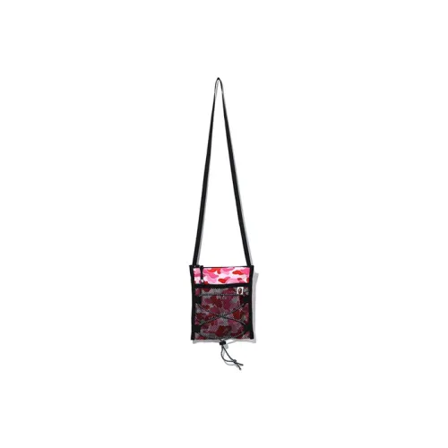 A BATHING APE Bape Shoulder Bag Crossbody Bag Unisex Pink