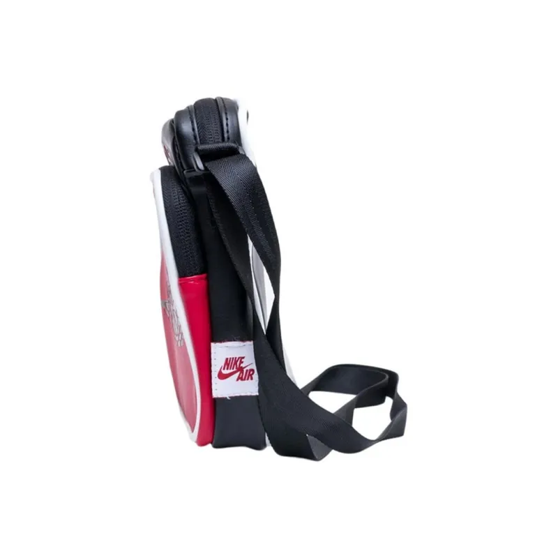 Jordan Polyester Cell Phone Pouch Shoulder Bag Crossbody Bag Small Size Unisex Black Red Multicolor-2