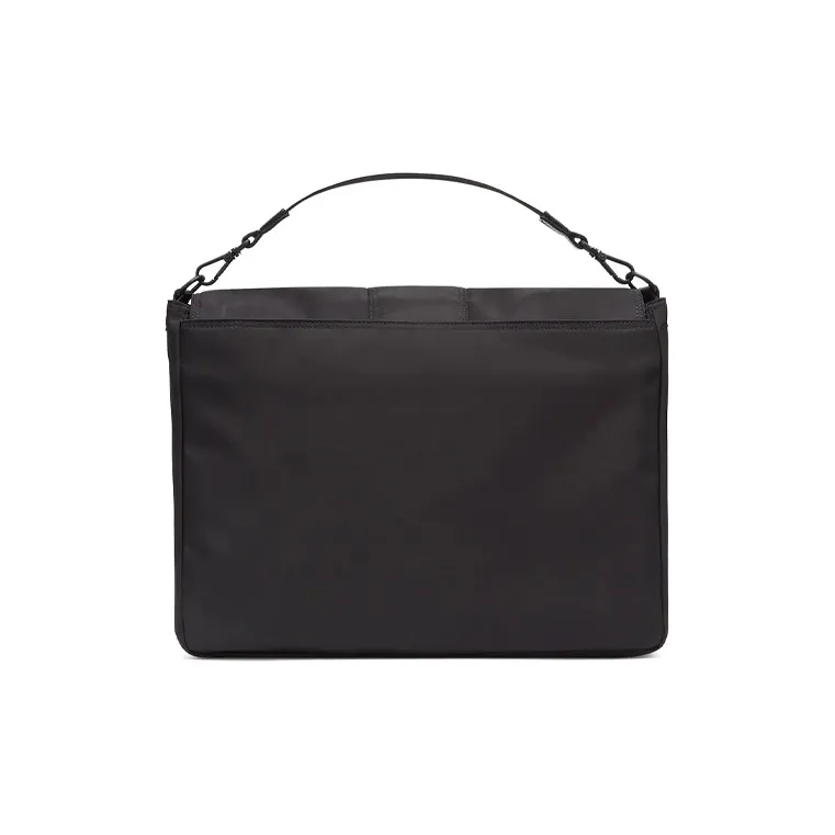 FENDI Baguette Cow Leather Baguette Bag, Messenger Bag, Handbag, Shoulder Bag, Crossbody Bag Tubas Men's Black-2
