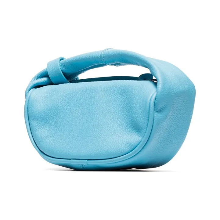 By Far Micro Cush Leather Handbag Mini Women's Blue-1