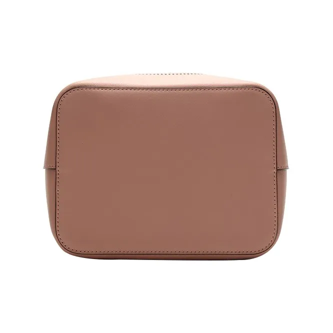 FENDI Mon Tresor Calfskin Bucket Bag Handbag Shoulder Bag Crossbody Bag Small Size Women's Dark Pink-4