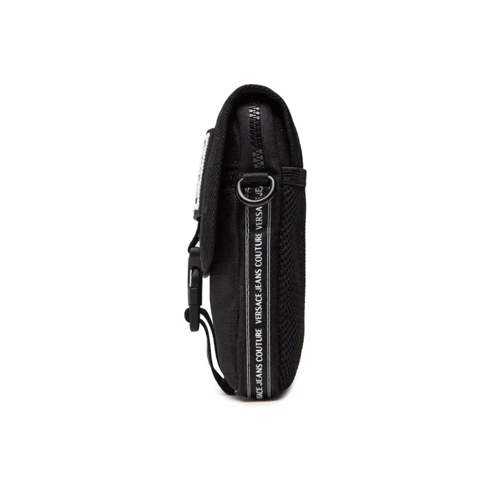 VERSACE JEANS COUTURE Fabric One Shoulder Camera Bag, Crossbody Bag Regular Men's Black-2