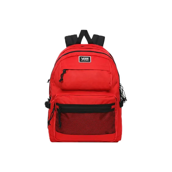 Vans Polyester Laptop Backpack Regular Unisex Red-0