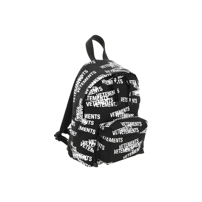 Vetements Nylon With Canvas Backpack Men's Black-1