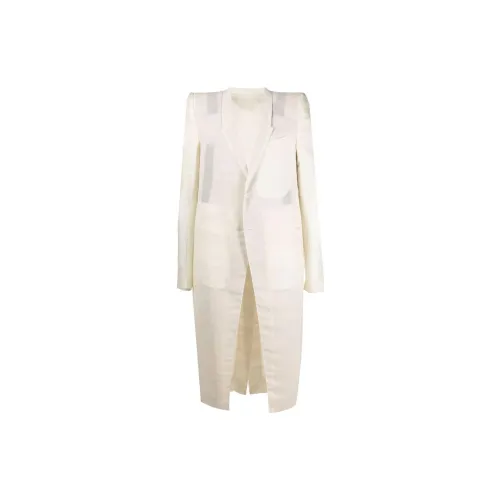 RICK OWENS Coats Men White