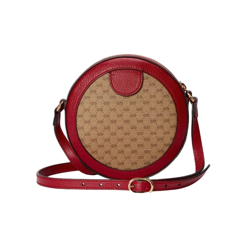 GUCCI Doraemon Collaboration Canvas With Leather Round Bag, Crossbody Bag, Shoulder Bag Women's-3