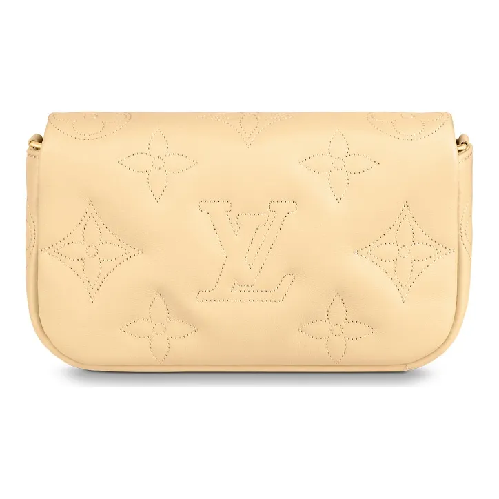 LOUIS VUITTON Calfskin Shoulder Bag, Handbag, Shoulder Bag, Crossbody Bag Women's Banana Yellow-1