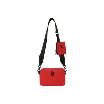 MLB Polyester 2 in 1 Camera Bag Combo, Shoulder Bag, Crossbody Bag Mini Unisex Red
