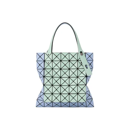 ISSEY MIYAKE Prism Polyester Tote Bag, Shopping Bag, Shoulder Bag, Handbag Regular Women's Blue & Green
