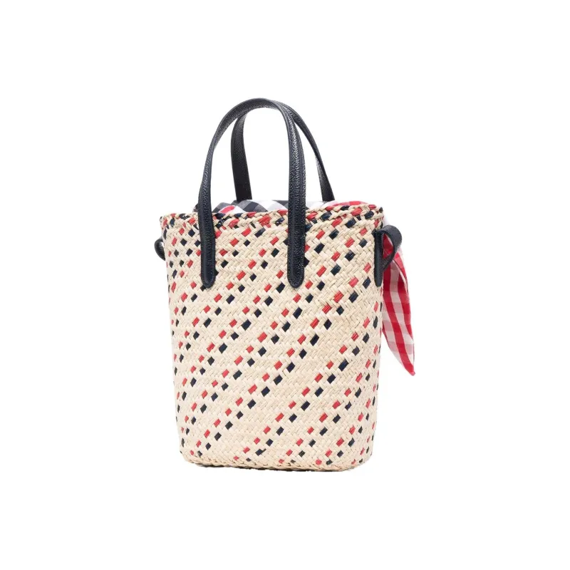THOM BROWNE· Embroidery Handbag Women's Beige-1