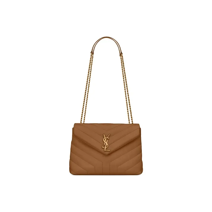 SAINT LAURENT LOULOU Quilted Leather Crossbody Bag, Shoulder Bag Women's-0