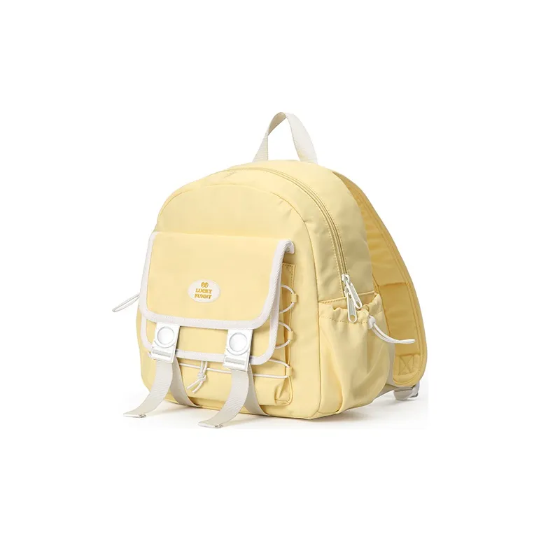 VANWALK Caterpillar Series Polyester Backpack Women's Yellow-8