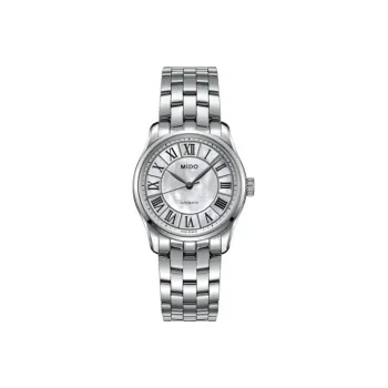 MIDO Brunner Series Automatic Mechanical Movement Women's Watch Watch 32mm White Dial