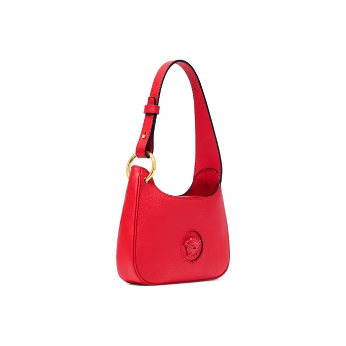 FANSIZHE La Medusa Cow Leather Hobo Bag Dual-Use Shoulder Bag Women's Red-1