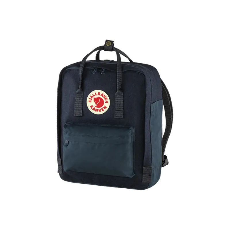 Fjallraven Wool Backpack Regular Unisex Blue Black-1