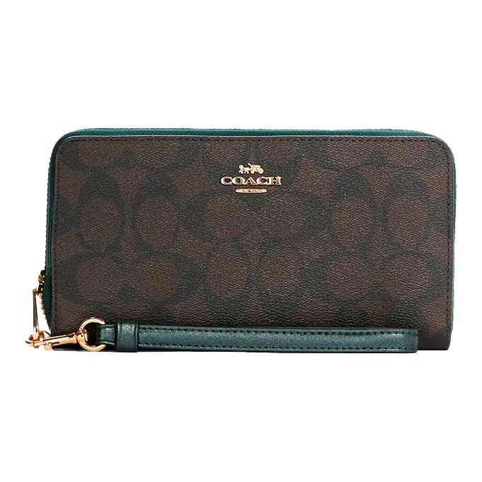 COACH Zip Around Wallets-0
