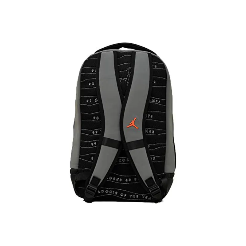 Jordan Polyurethane Backpack Regular Unisex Black Gray Color-1
