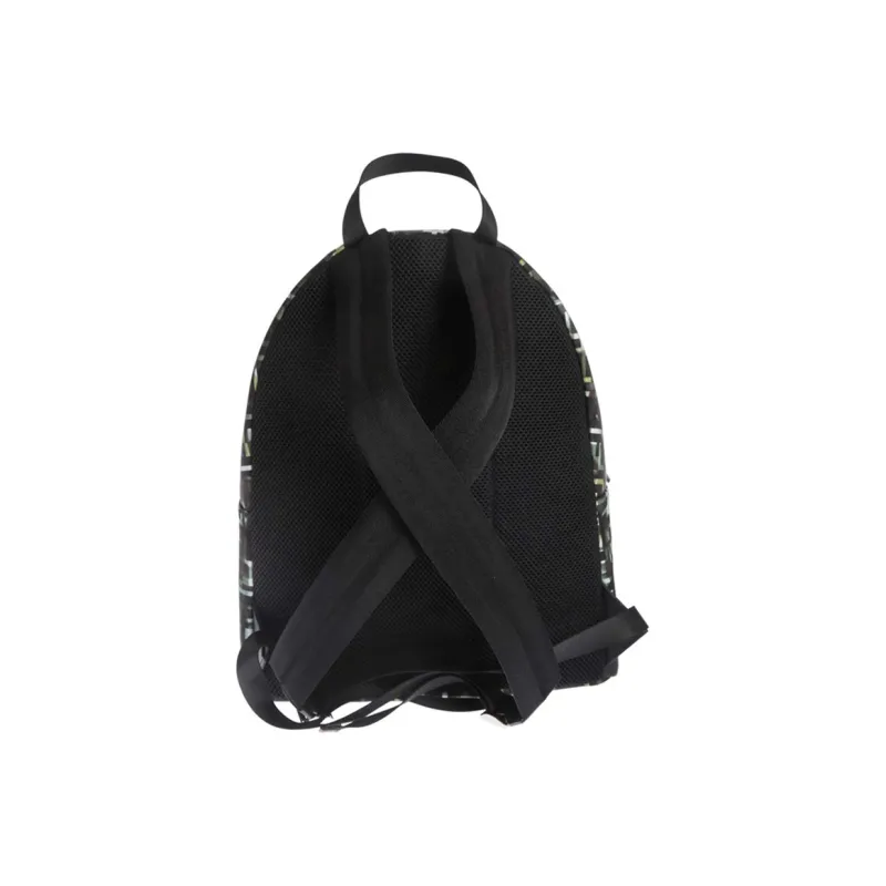 FENDI Polyester Backpack Men's Green/Black-2