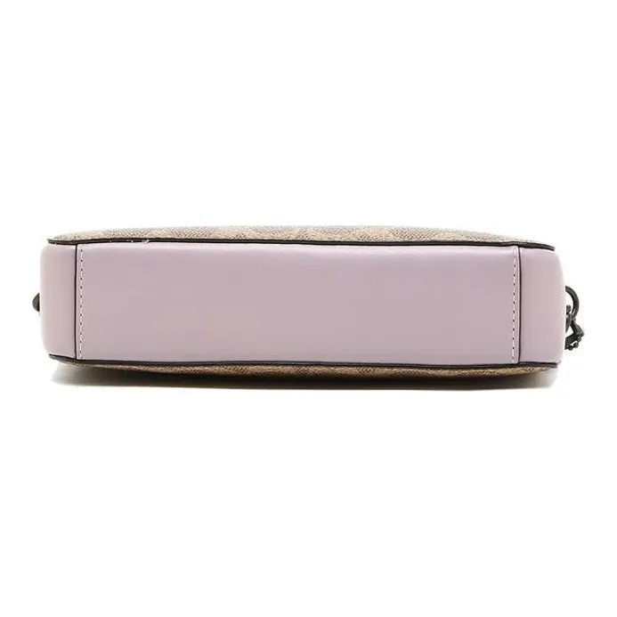 COACH Kira Artificial Leather Wrist Bag Shoulder Bag Crossbody Bag Women's Khaki-3